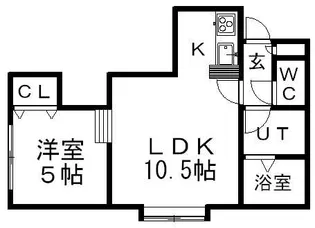 KOKOMO南11条【301号室】の間取り
