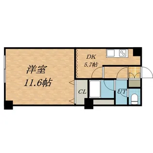 ピュアコート円山【205号室】の間取り