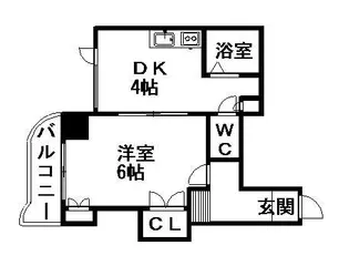 エンドレス三井南5条Ⅰ【00801号室】の間取り