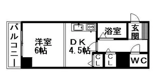 シルキーハイツ裏参道【0101号室】の間取り