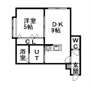 ラ・ジュネス【202号室】の間取り