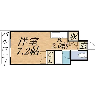 メープル北円山【5階】の間取り