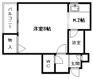 ウインダムヒル医大前【3階】の間取り