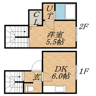 グランスイート美園【103号室】の間取り