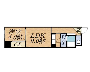 パークヒルズ中央12【7階】の間取り