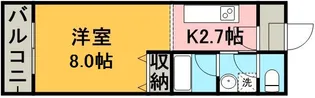 東洋ハイツ A棟【103号室】の間取り