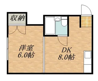 北海道札幌市白石区菊水五条1丁目【マンション】の間取り