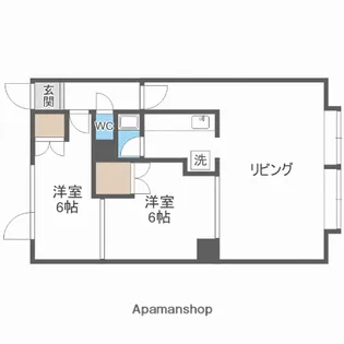 瀬比亜館セゾンⅠ【2階】の間取り