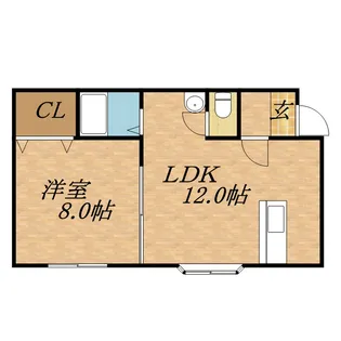 サンピア 3丁目館【303号室】の間取り