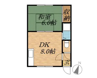 レジデンス嶺【202号室】の間取り