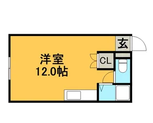 コーポミヤコシ【206号室】の間取り