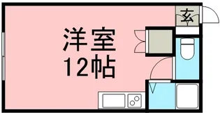 コーポミヤコシ【106号室】の間取り