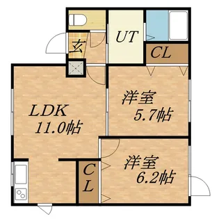 シティハイムエルドラード セキスイハイム【1階】の間取り