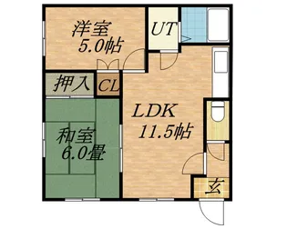 ヴィラウエスト(サッポロエイト)【3階】の間取り