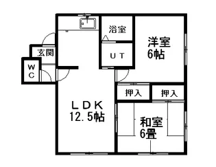 ファーストコート高島【101号室】の間取り
