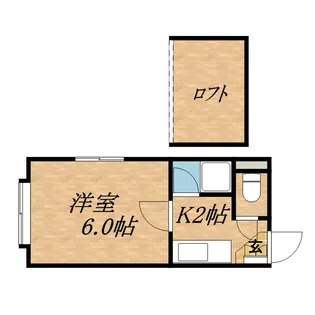 エルトゥール【206号室】の間取り