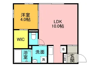 SKY PARK HIBARIGAOKA【102号室】の間取り