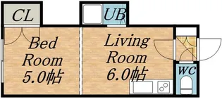 マイコート南郷ST【102号室】の間取り