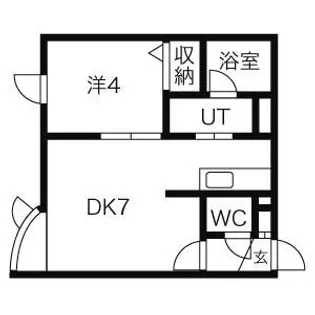 アークコート南白石【305号室】の間取り