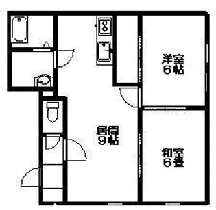 LUCK・MS・HIRATA【00402号室】の間取り