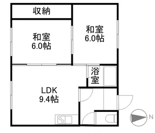 第3赤塚荘【202号室】の間取り