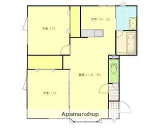 プロムナード南Ⅱ【1階】の間取り