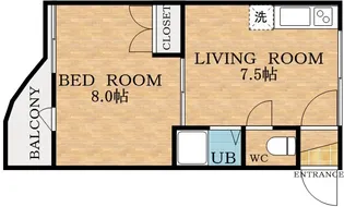 イデア21【406号室】の間取り