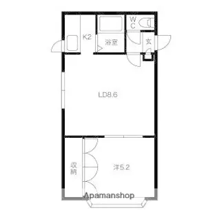 プレジデント16【101号室】の間取り