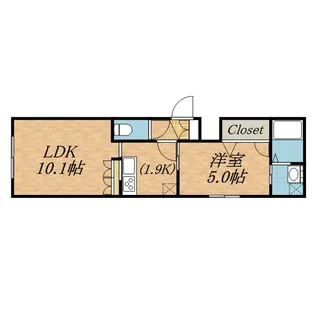 グランメール本郷通8南BS【203号室】の間取り
