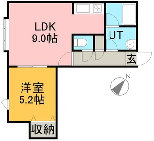 ユートピア【106号室】の間取り