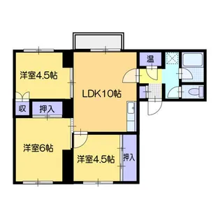 LEE SPACE東札幌2条【101号室】の間取り