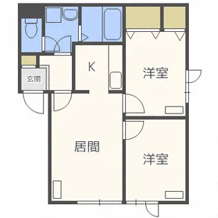 シャーメゾンキャピタル【102号室】の間取り