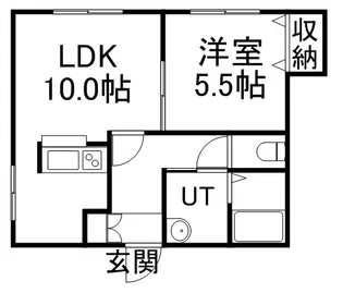 エミネント本郷【103号室】の間取り