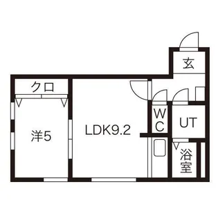 POSA新札幌【2階】の間取り