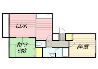 コートビレッジコンドウB【202号室】の間取り