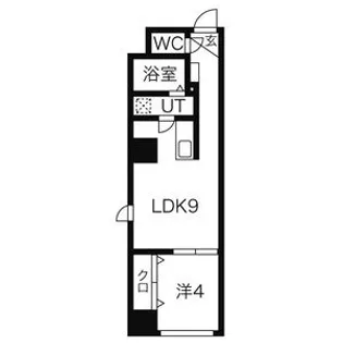パークヒルズ中央12【8階】の間取り