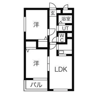ΑNEXT平和通【307号室】の間取り