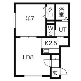 ハイネス文京台【101号室】の間取り