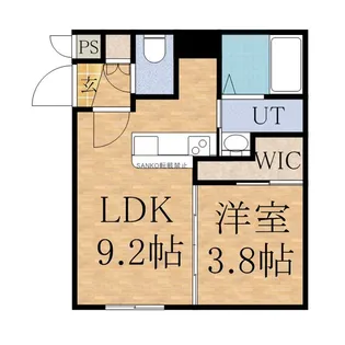 テラン厚別【106号室】の間取り