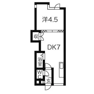 パルコート南郷18【302号室】の間取り
