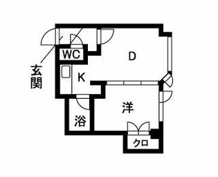 ニュープログレスビル【406号室】の間取り
