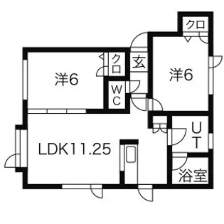 サニーハイツ【102号室】の間取り