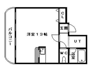 ファーストコートA【00406号室】の間取り