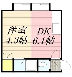 アーバンハイムアミリア【2階】の間取り