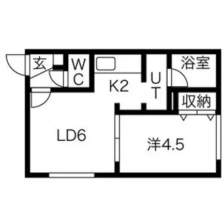 ブランノワール白石駅前【307号室】の間取り
