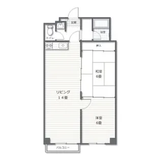 エルカミノ平岸【803号室】の間取り