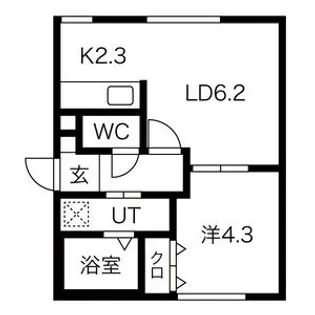 FERIOーII (フェリオ 2)【2階】の間取り