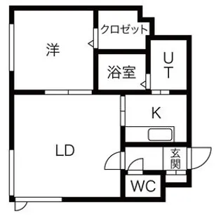アリエス南郷【4階】の間取り