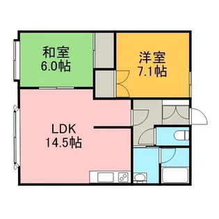 コーポ松本5【103号室】の間取り