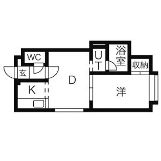 オレンジピール壱番館【203号室】の間取り